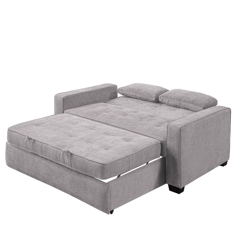 Serta Monroe Full Size Convertible Sleeper Sofa with Cushions & Reviews